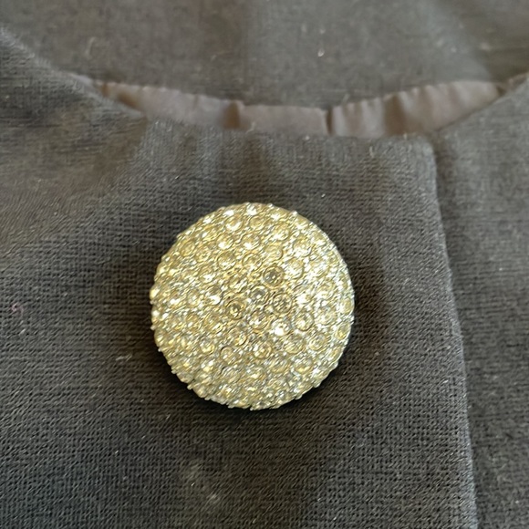 Kate Spade Jewel Button Ponte Jacket, Black, size 0 - Picture 2 of 10